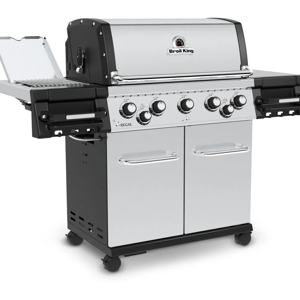 Kaasugrilli Broil King Regal S 590 IR 5 poltinta + sivukeitin infrapunalla + varraspaahdin