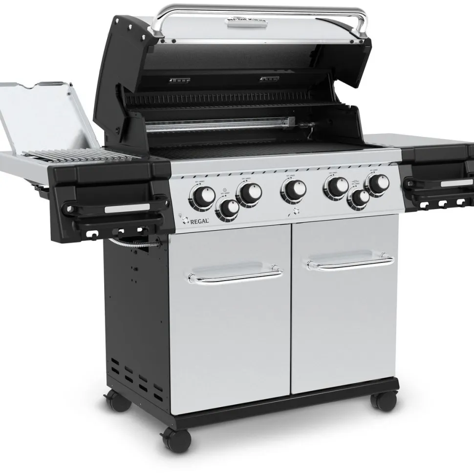 Kaasugrilli Broil King Regal S 590 IR 5 poltinta + sivukeitin infrapunalla + varraspaahdin