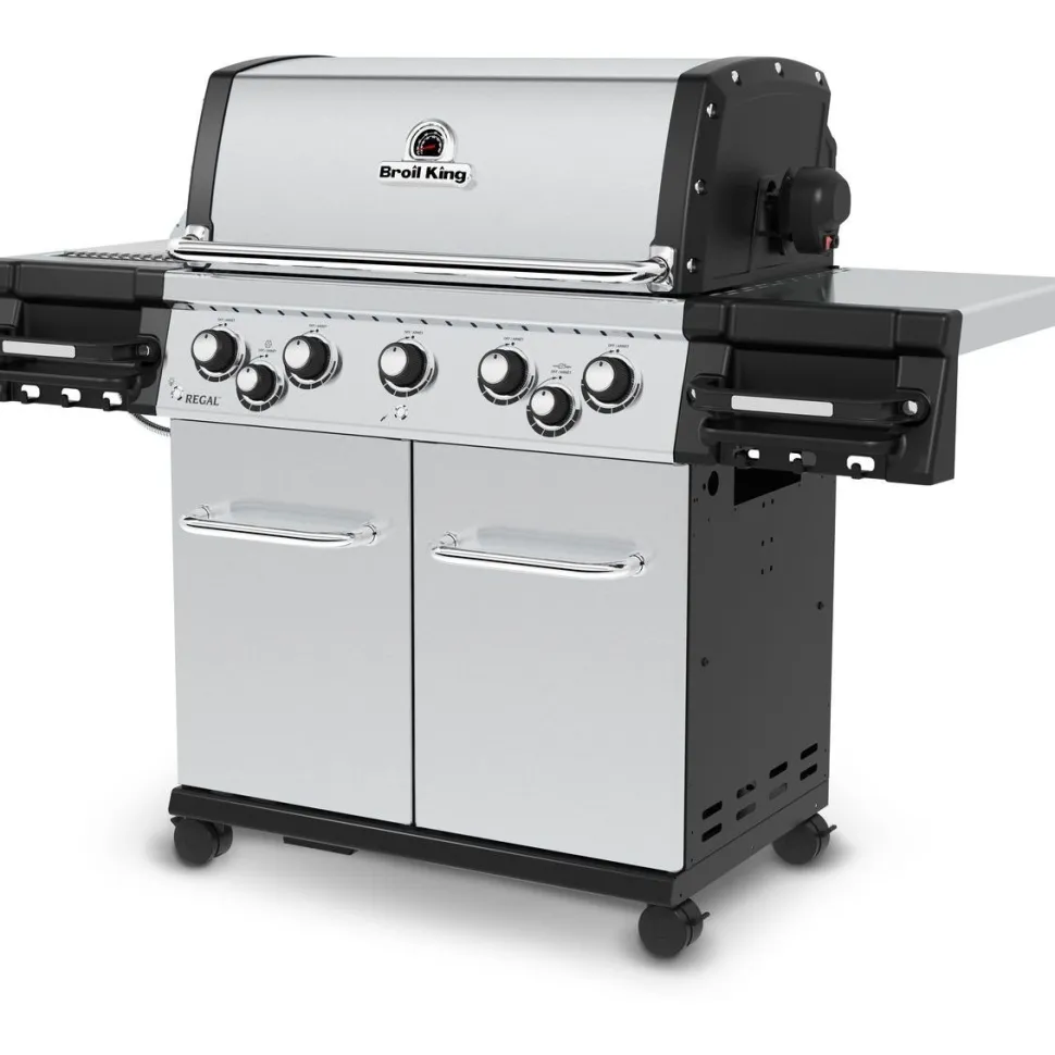 Kaasugrilli Broil King Regal S 590 IR 5 poltinta + sivukeitin infrapunalla + varraspaahdin