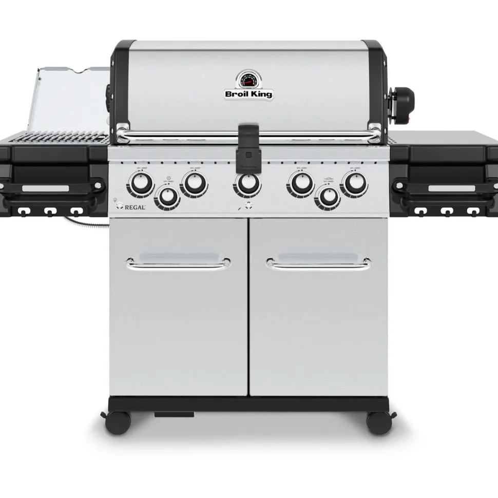 Kaasugrilli Broil King Regal S 590 IR 5 poltinta + sivukeitin infrapunalla + varraspaahdin