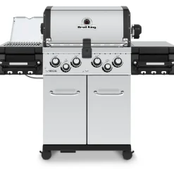 Kaasugrilli Broil King Regal S 490 IR 4 poltinta + sivukeitin infrapunalla + varraspaahdin