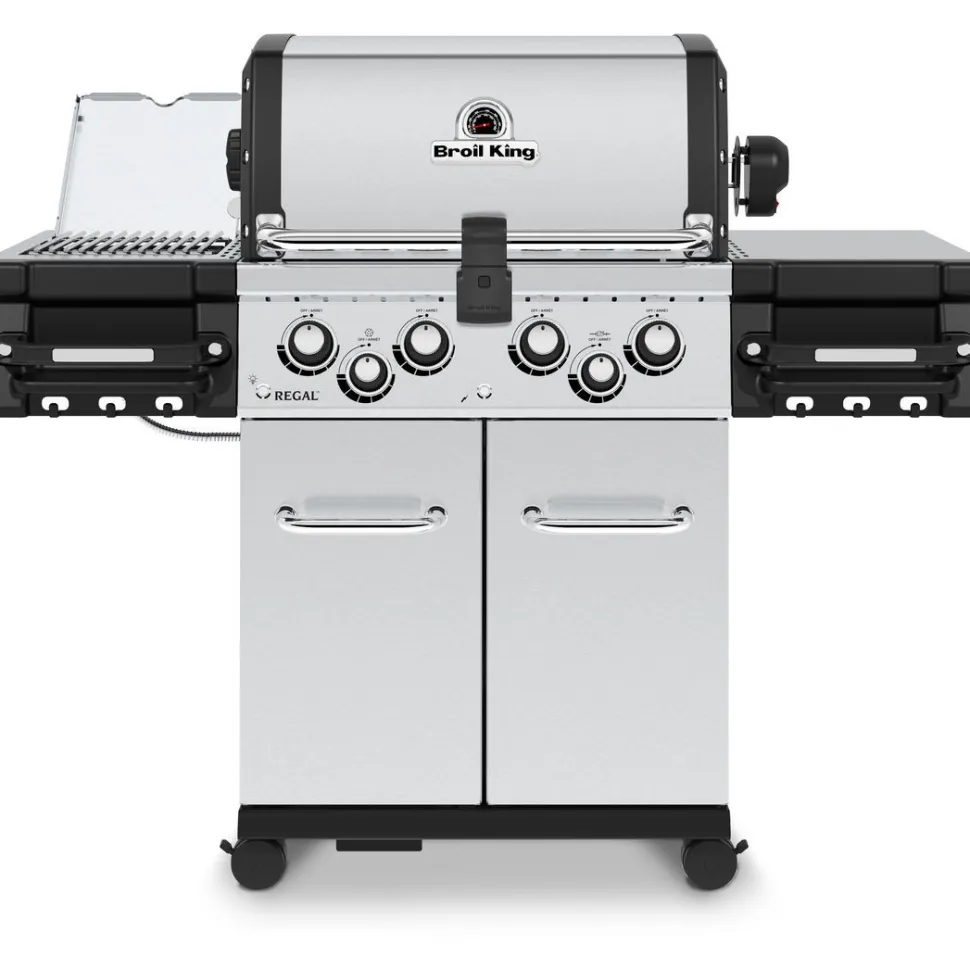 Kaasugrilli Broil King Regal S 490 IR 4 poltinta + sivukeitin infrapunalla + varraspaahdin