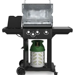 Kaasugrilli Broil King Royal 340 Shadow, 3 poltinta, sivukeitin