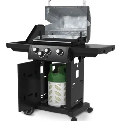 Kaasugrilli Broil King Royal 340 Shadow, 3 poltinta, sivukeitin