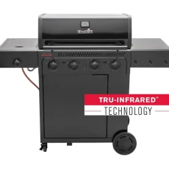 Kaasugrilli Char-Broil Essential 4 G, 4 poltinta, sivukeitin
