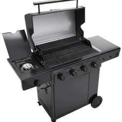 Kaasugrilli Char-Broil Essential 4 G, 4 poltinta, sivukeitin