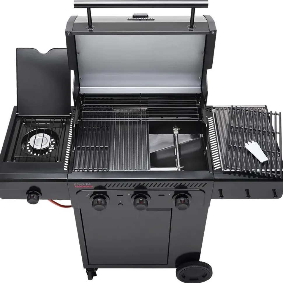 Kaasugrilli Char-Broil Essential 3 G, 3 poltinta, sivukeitin