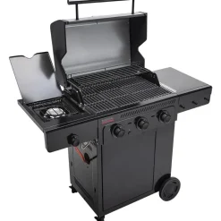 Kaasugrilli Char-Broil Essential 3 G, 3 poltinta, sivukeitin