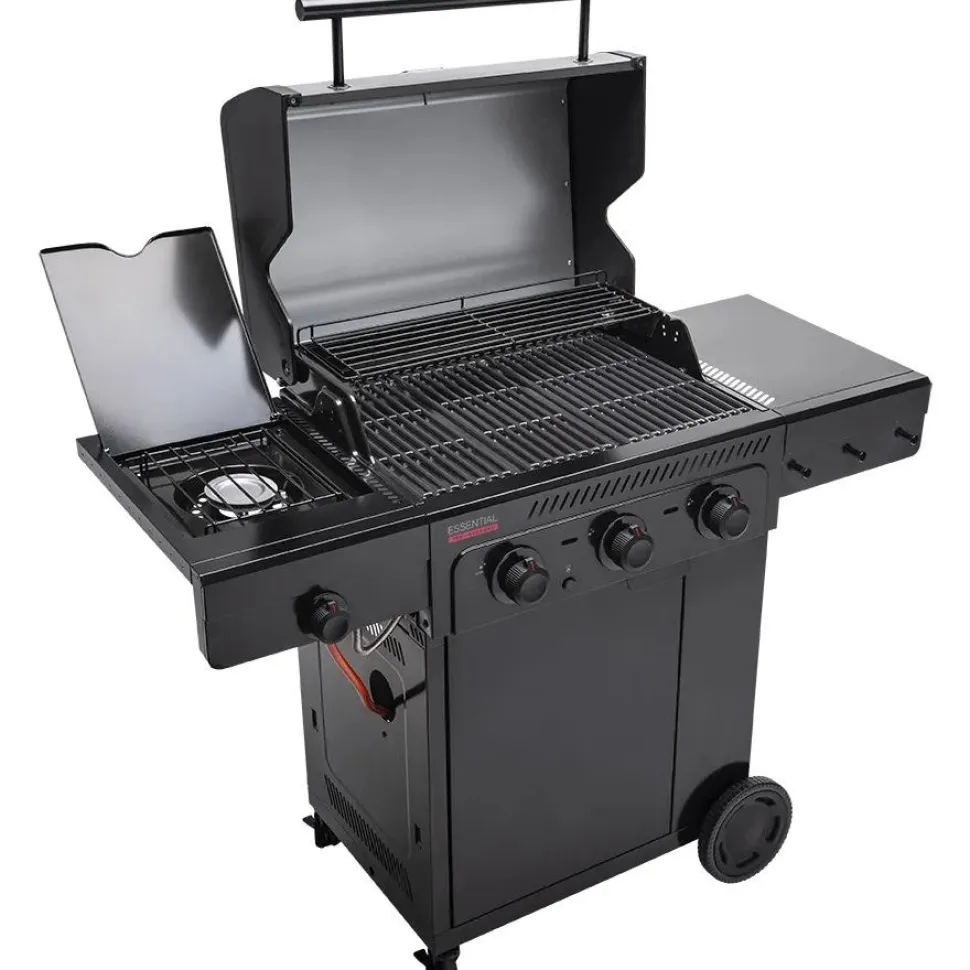 Kaasugrilli Char-Broil Essential 3 G, 3 poltinta, sivukeitin