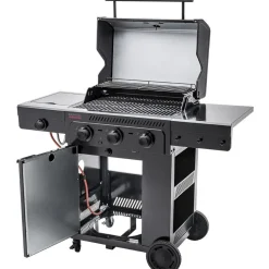 Kaasugrilli Char-Broil Essential 3 G, 3 poltinta, sivukeitin