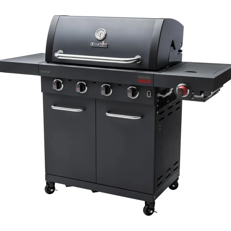 Kaasugrilli Char-Broil Professional Power Edition 4, 4 poltinta, pihvinpaistopoltin