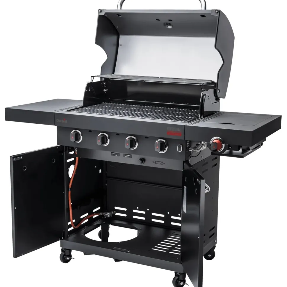 Kaasugrilli Char-Broil Professional Power Edition 4, 4 poltinta, pihvinpaistopoltin