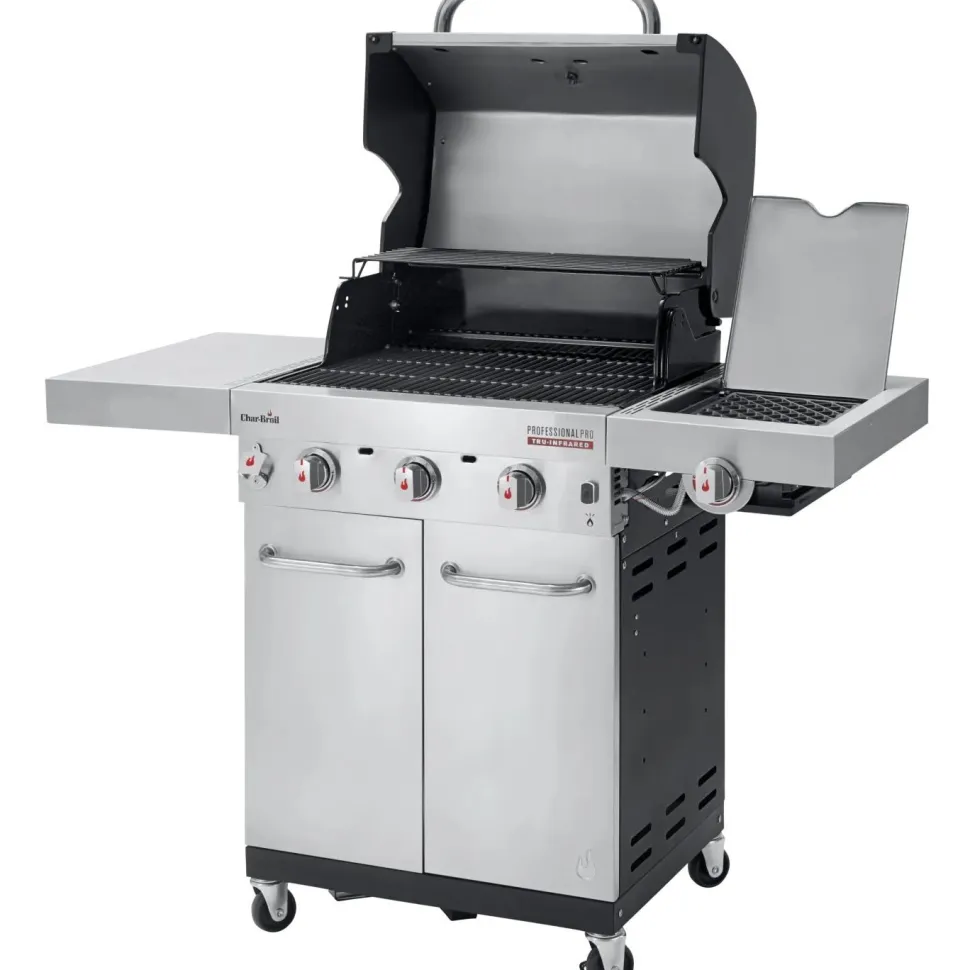 Kaasugrilli Char-Broil Professional PRO S 3, 3 poltinta, pihvinpaistopoltin