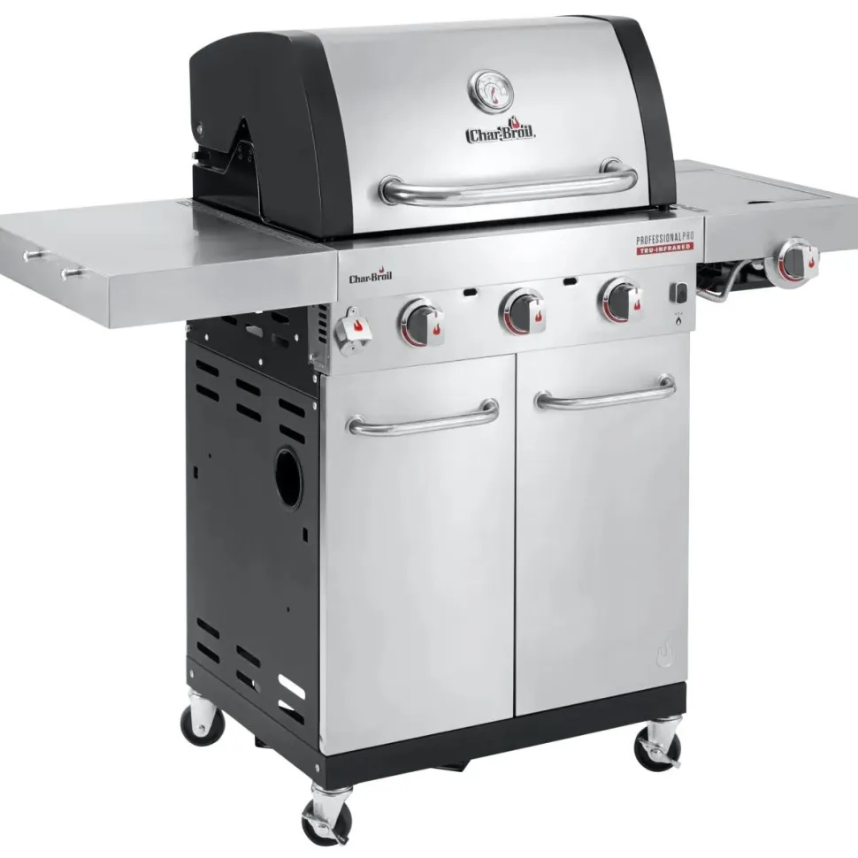 Kaasugrilli Char-Broil Professional PRO S 3, 3 poltinta, pihvinpaistopoltin
