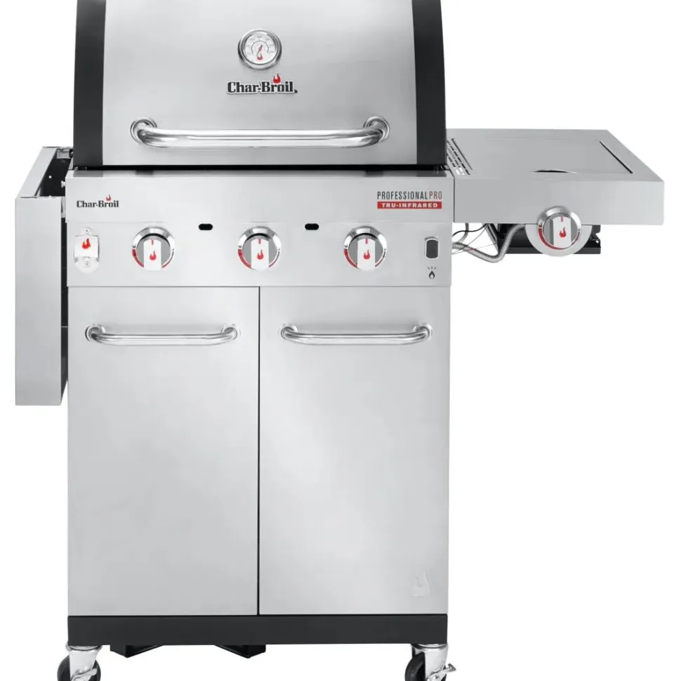 Kaasugrilli Char-Broil Professional PRO S 3, 3 poltinta, pihvinpaistopoltin