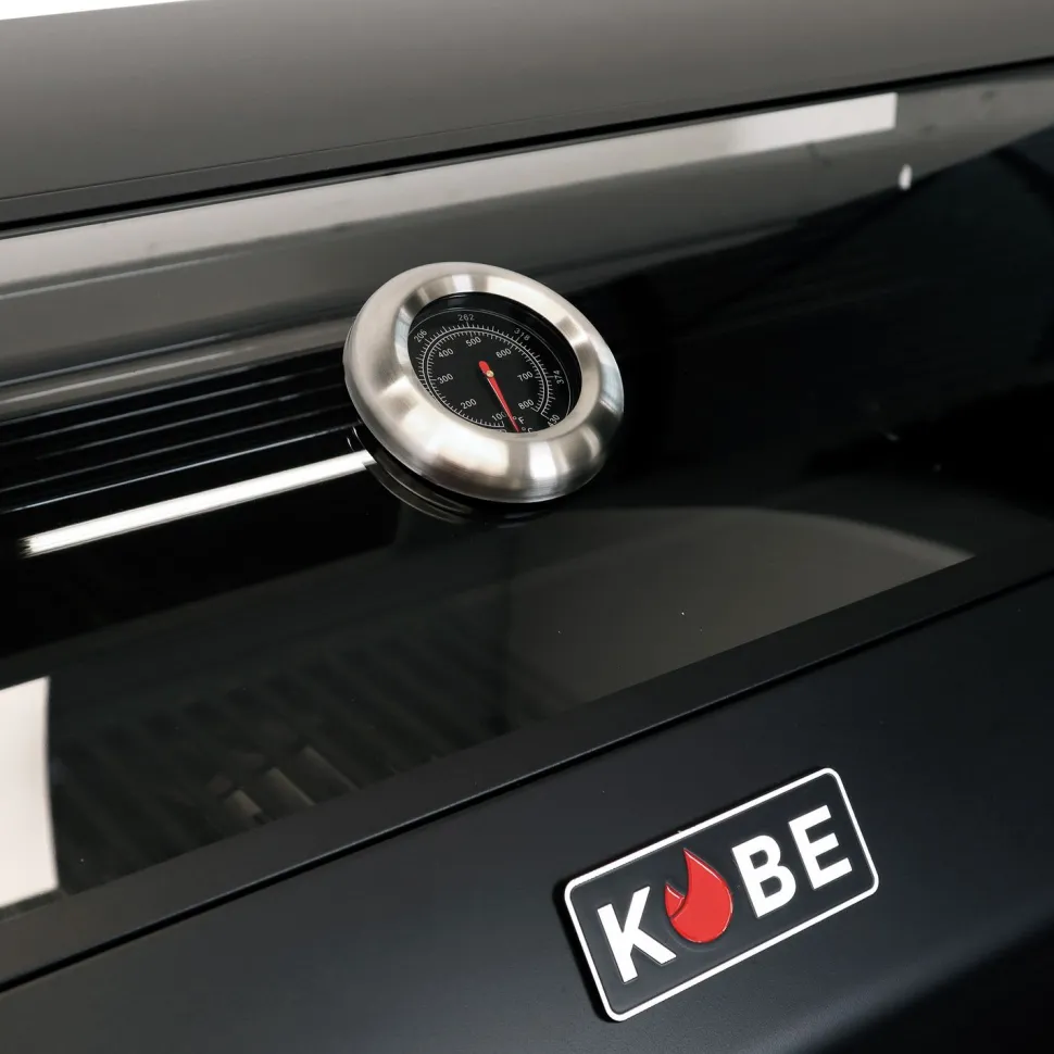 Kaasugrilli Kobe Black 6 poltinta + sivukeitin