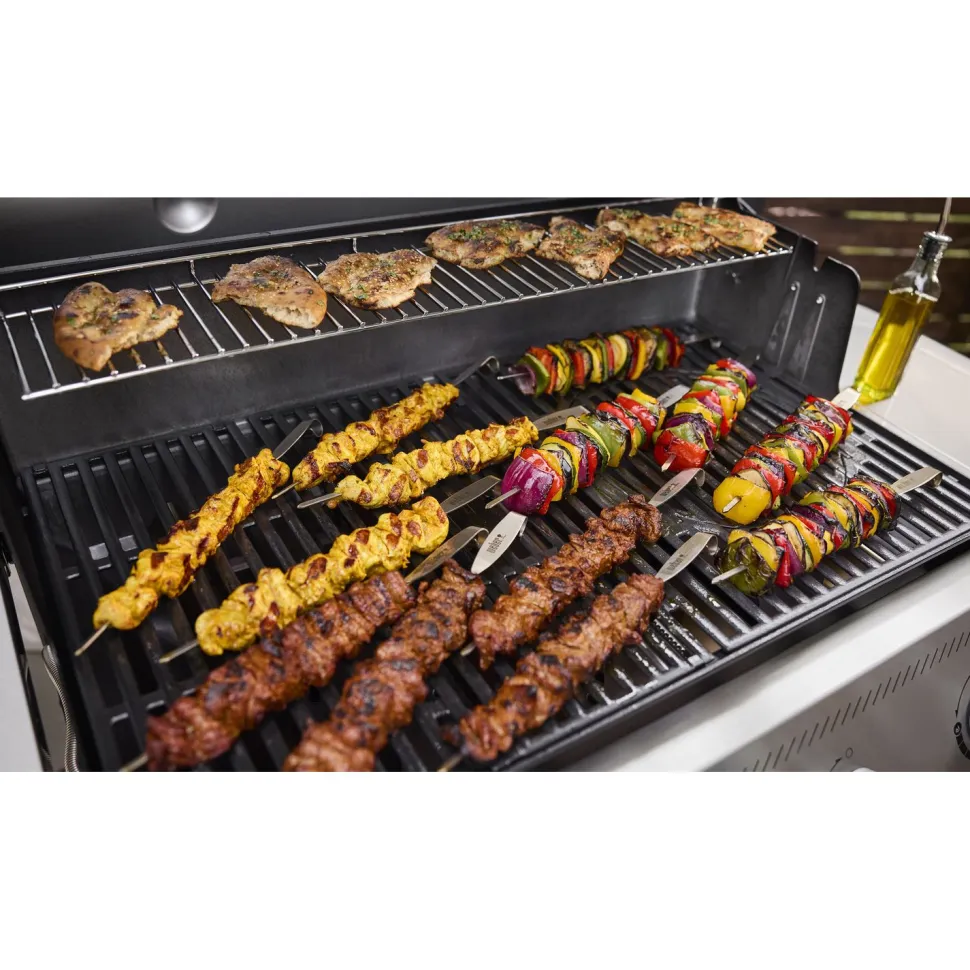 Kaasugrilli Weber Genesis E-425W, 4 poltinta, musta