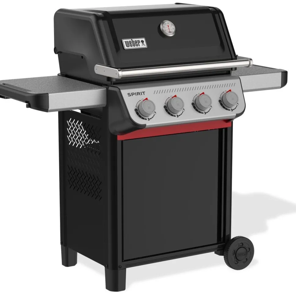 Kaasugrilli Weber Spirit E-410, 4 poltinta, musta