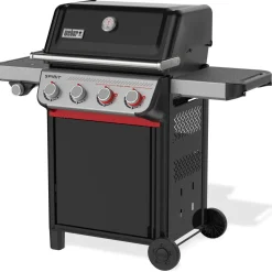 Kaasugrilli Weber Spirit E-435, 4 poltinta, sivukeitin, musta