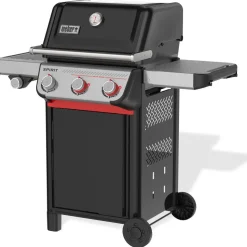 Kaasugrilli Weber Spirit E-335, 3 poltinta, sivukeitin, Sear Zone, musta