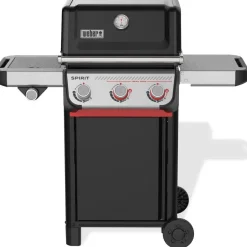 Kaasugrilli Weber Spirit E-335, 3 poltinta, sivukeitin, Sear Zone, musta
