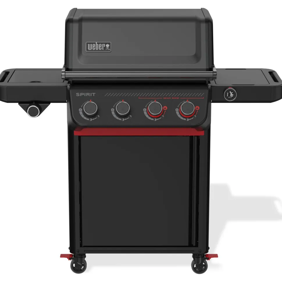 Kaasugrilli Weber Spirit EPX-435R Stealth, 4 poltinta, sivukeitin, musta