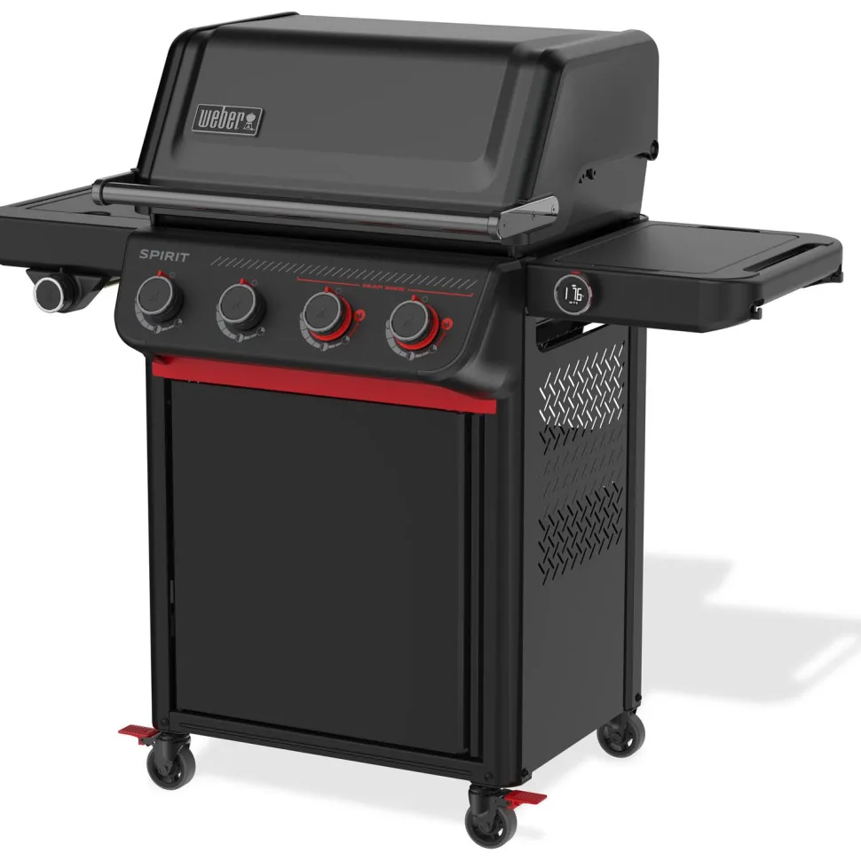 Kaasugrilli Weber Spirit EPX-435R Stealth, 4 poltinta, sivukeitin, musta