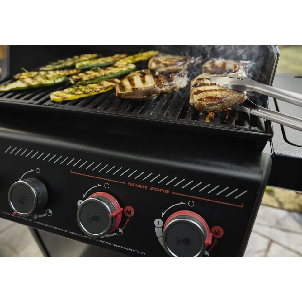 Kaasugrilli Weber Spirit EPX-435R Stealth, 4 poltinta, sivukeitin, musta