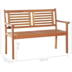 Kahden istuttava puutarhapenkki 120cm eukalyptuspuu