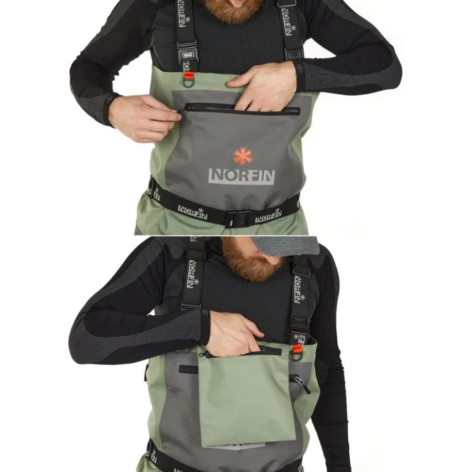 Kahluuhousut Norfin Pilot Stockingfoot, harmaa