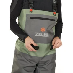 Kahluuhousut Norfin Pilot Stockingfoot, harmaa