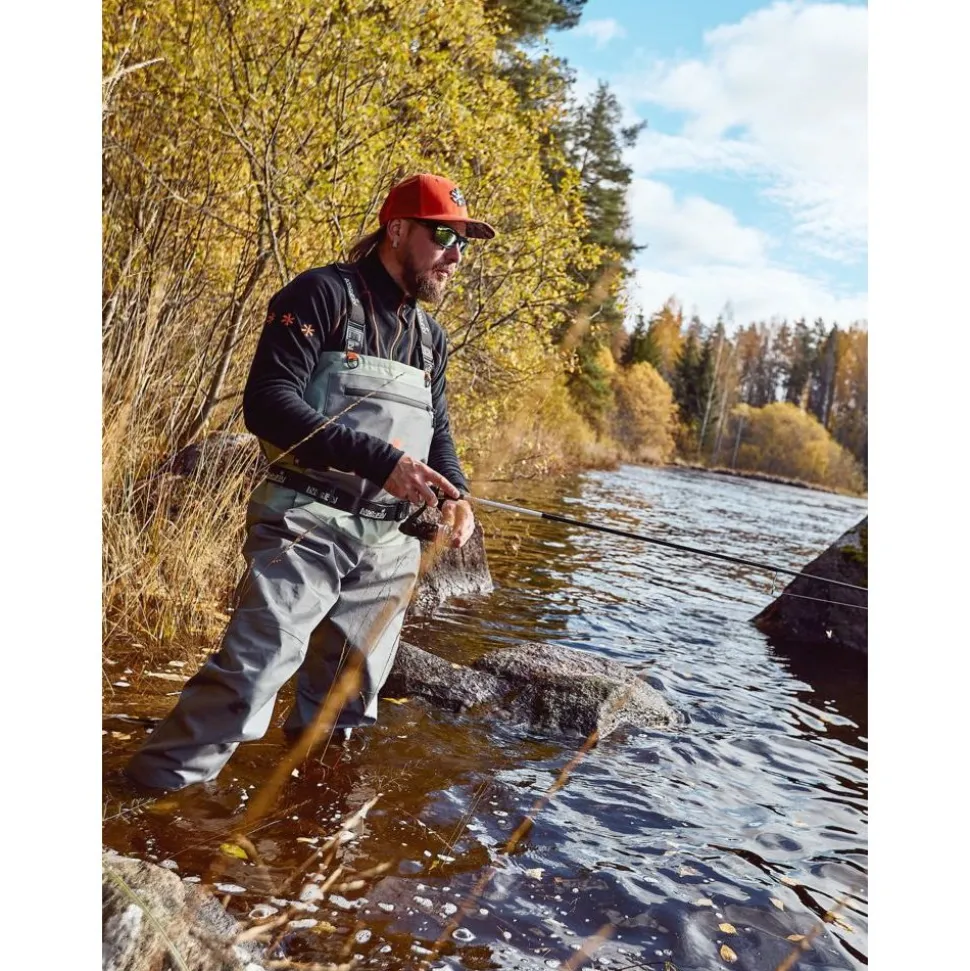 Kahluuhousut Norfin Pilot Stockingfoot, harmaa