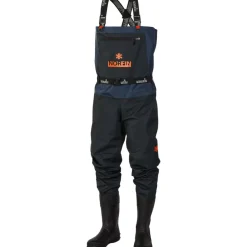 Kahluuhousut saappailla Norfin Pilot Bootfoot, musta