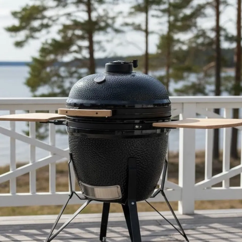 Kamado-grilli Easy Cooking CORE 21", musta