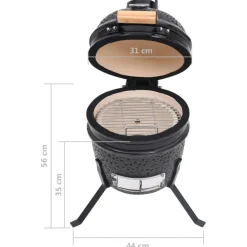 Kamado grilli/savustin, Ø26,5cm, eri värejä