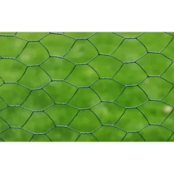 Kanaverkko galvanoitu PVC pinnoitteella silmäkoko 36mm 25x0.5m vihreä
