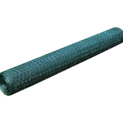 Kanaverkko galvanoitu PVC pinnoitteella silmäkoko 13mm 25x0.5m vihreä