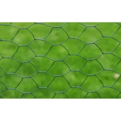 Kanaverkko galvanoitu PVC pinnoitteella silmäkoko 36mm 25x1m vihreä