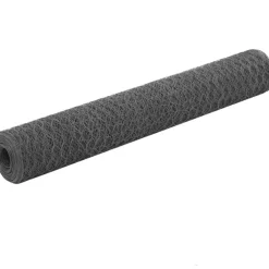 Kanaverkko teräs PVC pinnoitteella silmäkoko 25mm 25x1m harmaa