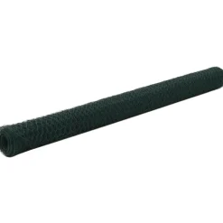Kanaverkko teräs PVC pinnoitteella silmäkoko 36mm 25x1.5m vihreä