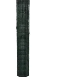 Kanaverkko 25x25mm galvanoitu teräs PVC pinnoitteella 10x1m vihreä