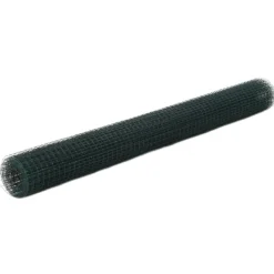 Kanaverkko 25x25mm galvanoitu teräs 10x1.5m vihreä