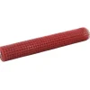 Kanaverkko 12x12mm teräs PVC pinnoitteella 10x1m punainen