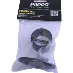 Kannatin Piippo Ø 36mm pulverimaalattu musta