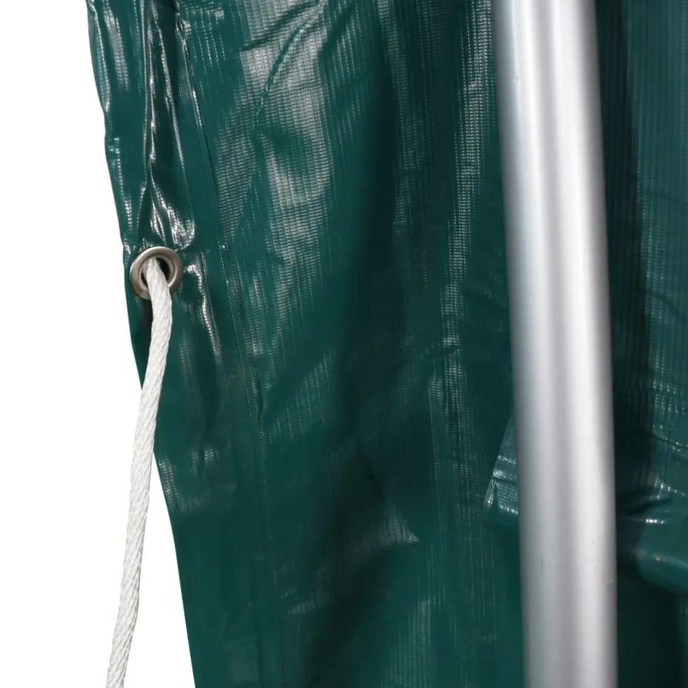 Karjateltta PVC 3,7x3,7 m vihreä