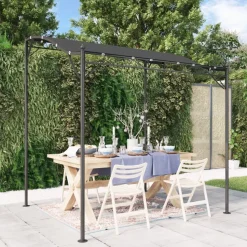 Katos 2x2,3 m 180 g/m² kangas ja teräs kerma