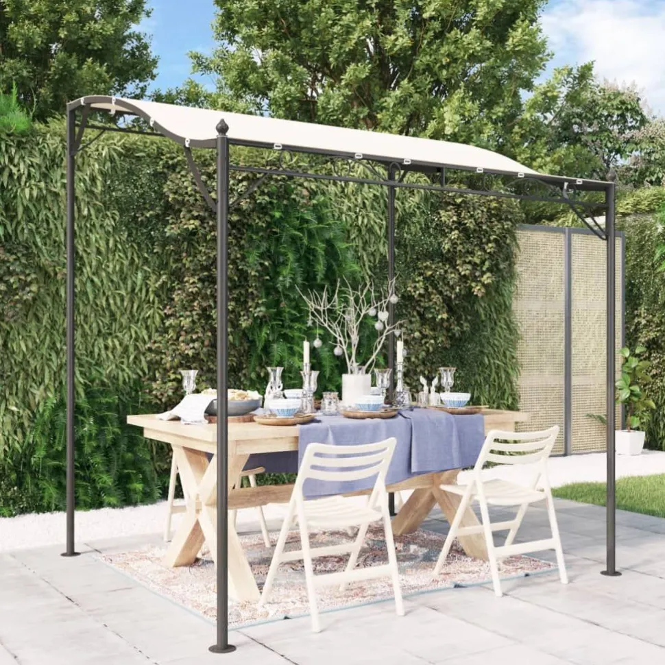 Katos 2x2,3 m 180 g/m² kangas ja teräs kerma