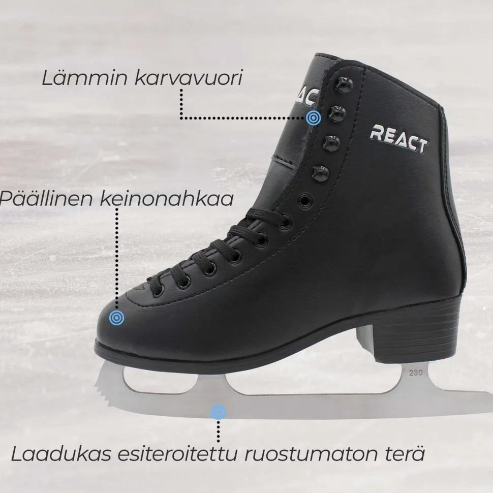 Kaunoluistimet React eri kokoja ja värejä