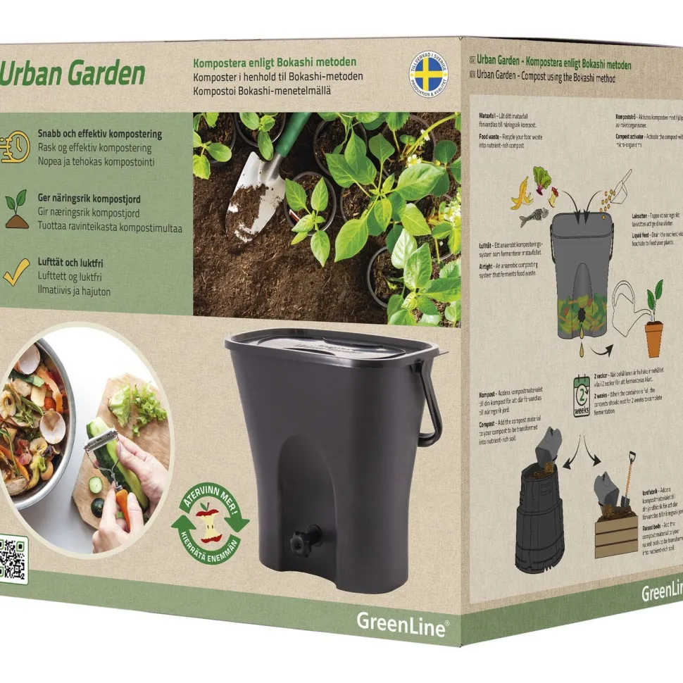 Keittiökomposti Greenline Urban Garden 2.0