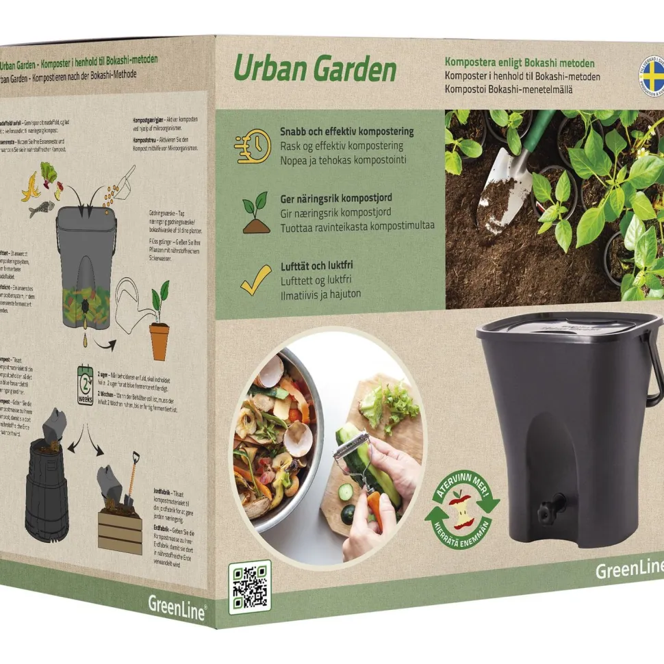 Keittiökomposti Greenline Urban Garden 2.0